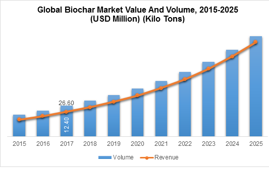 Biochar Market By Size Share Trends 2019 2025 Global Industry Report