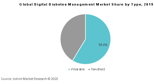 Global Digital Diabetes Management Market Share by Type 2019